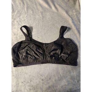 Amoena Isadora Wire-Free Mastectomy Mastectomy Bra Black Size 46D